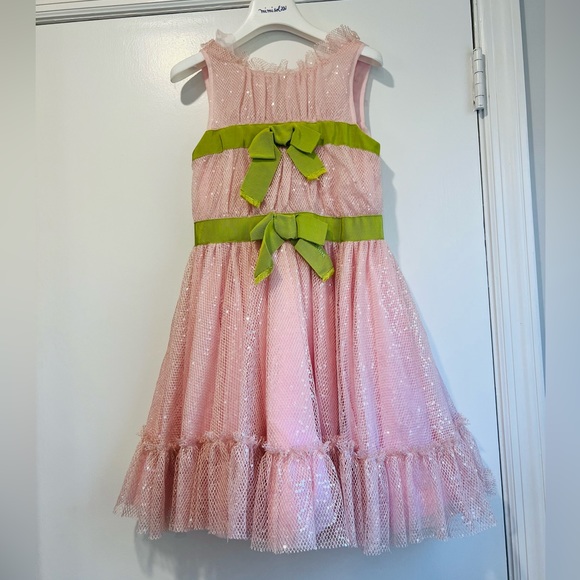 VAL & MAX**Gorgeous Sequined Lace Girls Party Dresses**Size 9 $419